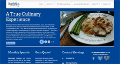 Desktop Screenshot of blessingscatering.com