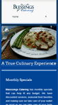 Mobile Screenshot of blessingscatering.com